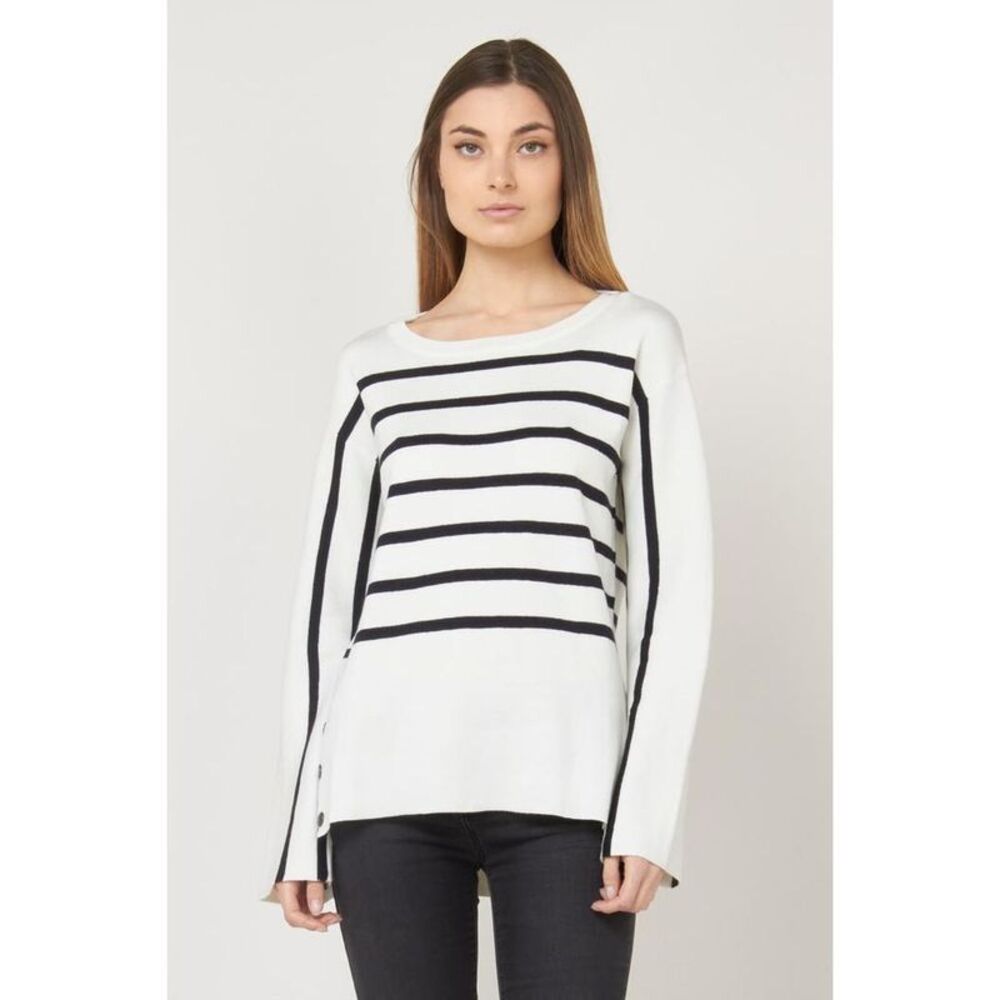 Gas White Wool Women's Sweatshirt